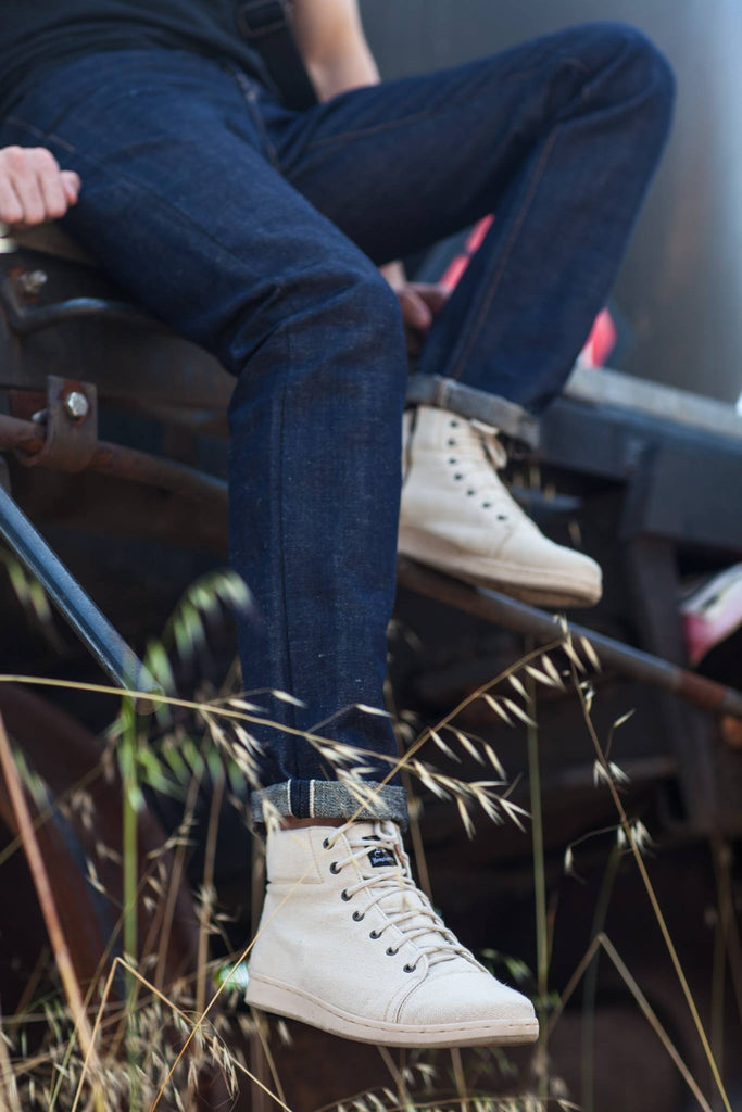 HempBlue 3-D Hemp Blend Jeans Life style shot