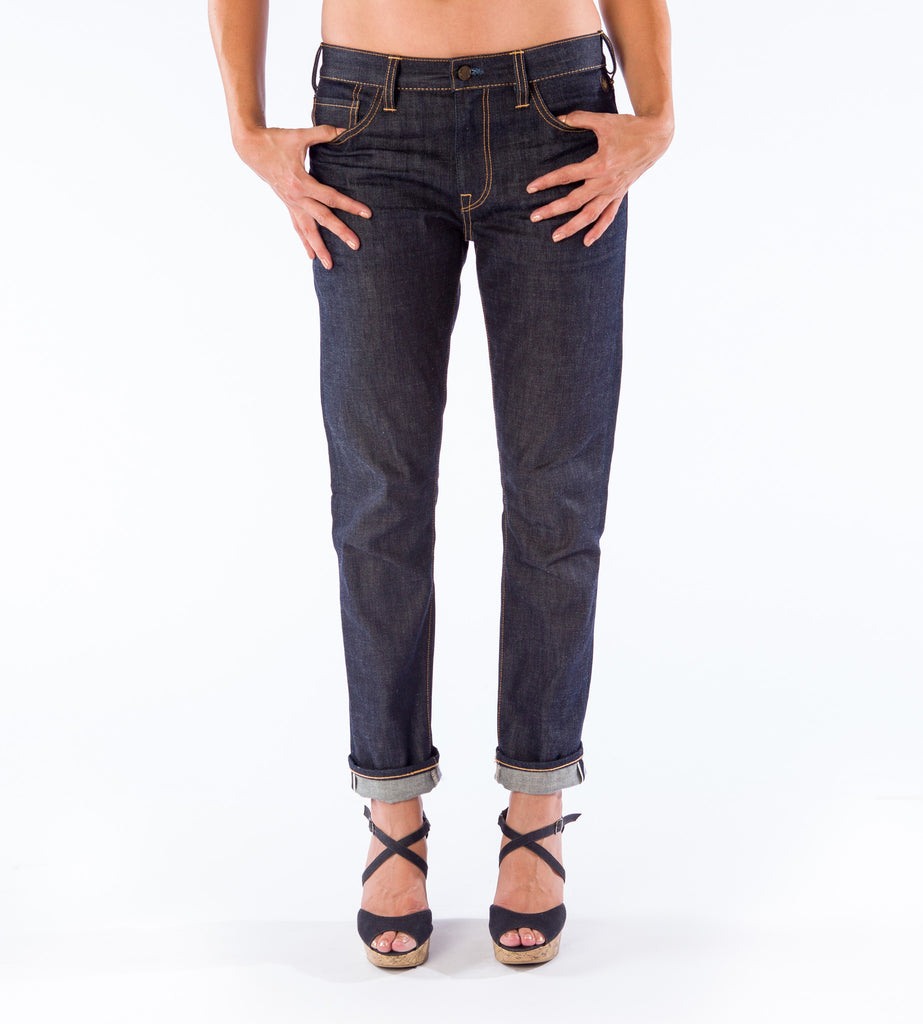 Women’s Hemp Selvedge Boyfriend Jeans